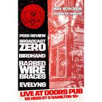 Birdhand with Peer Review, Broadcast Zero, Barbed Wire Braces