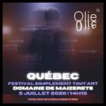 OLIE N. | QUÉBEC - FESTIVAL SIMPLEMENT TOUT'ART 2026
