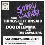Sorry Safari // Dog Dilemma // The Cavaliers 