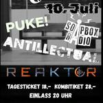 Antillectual, Soapbox Radio, Puke! at Reaktor, Schongau