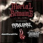 MORTAL REMAINS - "Dystopian Hymns" Tour 2026 with support from - FERAL GHOUL  