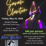 House Concert with Sarah Clanton & Andy Beckey as Not Exactly Nashville