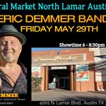 Eric Demmer Band performs at Central Market N Austin Tx