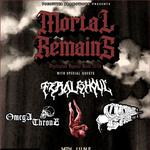 Mortal Remains "Dystopian Hymns" Tour - Support