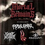 Mortal Remains "Dystopian Hymns" - Support