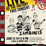 ZAMBONIS LIVE AT BALL & SOCKET ARTS CHESHIRE CT. ITS FREE!
