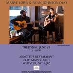 Live Jazz with Marye Lobb & Ryan Johnson Duo