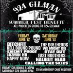 924 Gilman Summer Fest Benefit