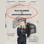 Ava Valianti live with Sofar Sounds Boston in Harvard Square!