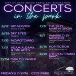 2026 Concerts in the Park