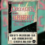 Metro Concerts Presents Orialus with guests NRWHL