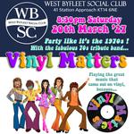 Vinyl Matters 70s Night @ West Byfleet Social Club KT14