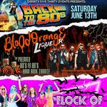 Blood Orange Liqueur 80's Party with Flock Of Seagirls