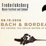 BACH & BORDEAUX: SIX VOICES, the CELLO SUITES of JS BACH. Parts I, II, III