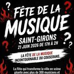Fête de la musique de Saint Girons 2026