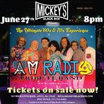 AM Radio Tribute Band's **premiere performance** at Mickey's Black Box in Lititz!