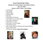 Every Breath She Takes: Benefit For Tonya Ginnetti and Jimmy Nichols