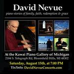 David Nevue - An Evening at the Piano - Bloomfield Hills, MI