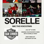 Mill Dam Corner Grill- Sorelle July 25th
