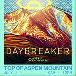 Alex Cruz @ Daybreaker // Top of Aspen Snowmass Mountain 