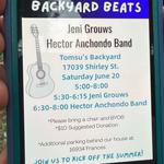 Backyard Beats w/Jeni Grouws and Hector Anchondo Band