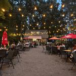 Jeni Grouws in The Backyard at Old Mill Restaurant