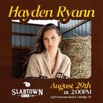 Hayden Ryann Live & Acoustic at Slabtown Cider Co.