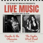 The Stage at Bricks Presents: The Sophie West Band w/ Onnika @ the Obsession