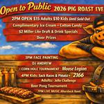 Aftershock at Moose Lodge Pig Roast/ Fundraiser