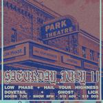 Low Phase, Hail Your Highness, Dovetail & Ghost Lick ★ Park Theatre