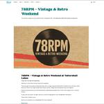78 RPM Vintage Fest Tattershall Lakes