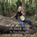Pamela Jo at Seven C Music & Coffee morning stage