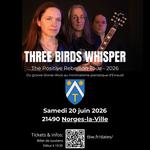 🎸 Fête de la Musique à Norges-la-Ville avec Three Birds Whisper ! 🕊️✨