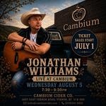 Jonathan Williams - Live at Cambium