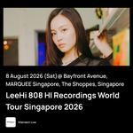 LEEHI 808 HI Recordings World Tour Singapore 2026