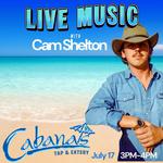 BEACH, LIVE MUSIC, GOOD VIBES with CAM SHELTON 