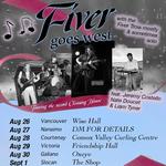 Fiver with the Fiver Trois with special guest Ashley Shadow