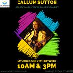 Callum Sutton At The Landmark Centre Makers' Market