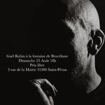 Gaël Robin à la fontaine de Brocéliande