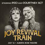 Rizo and Courtney Act in the Joy Revival Train