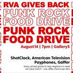 Punk Rock Food Drive ft. ShotClock, American Television, Payphones & Gaffer