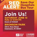Red Alert: Save Our Hospitals Tour (National Nurses United)
