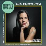 Playing guitar with Sarah Borges at Mountain Stage!