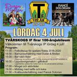 Tvärskogs IF:s 100-årsjubileum