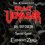 GREAT VOYAGER live at ''The Project Studio'' - Special Guest ELEMENT ZERO