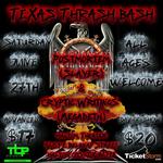Texas Thrash Bash Featuring Postmortem & Cryptic Writings
