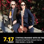 Woodenshoe Park Concert Series with Cynthia Brando and Ed Tree