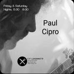 Paul Cipro live acoustic performance. 