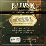 FUNDRAISER - Social Clubs of the 60s, 70s, and 80s Reunion Dinner and Dance
