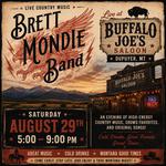 LABOR DAY WEEKEND Country Under the Front: Brett Mondie Band Live at Buffalo Joe’s